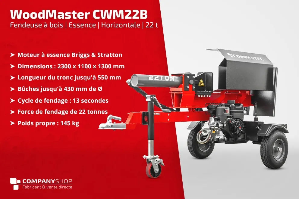 WoodMaster CWM22B vue 2