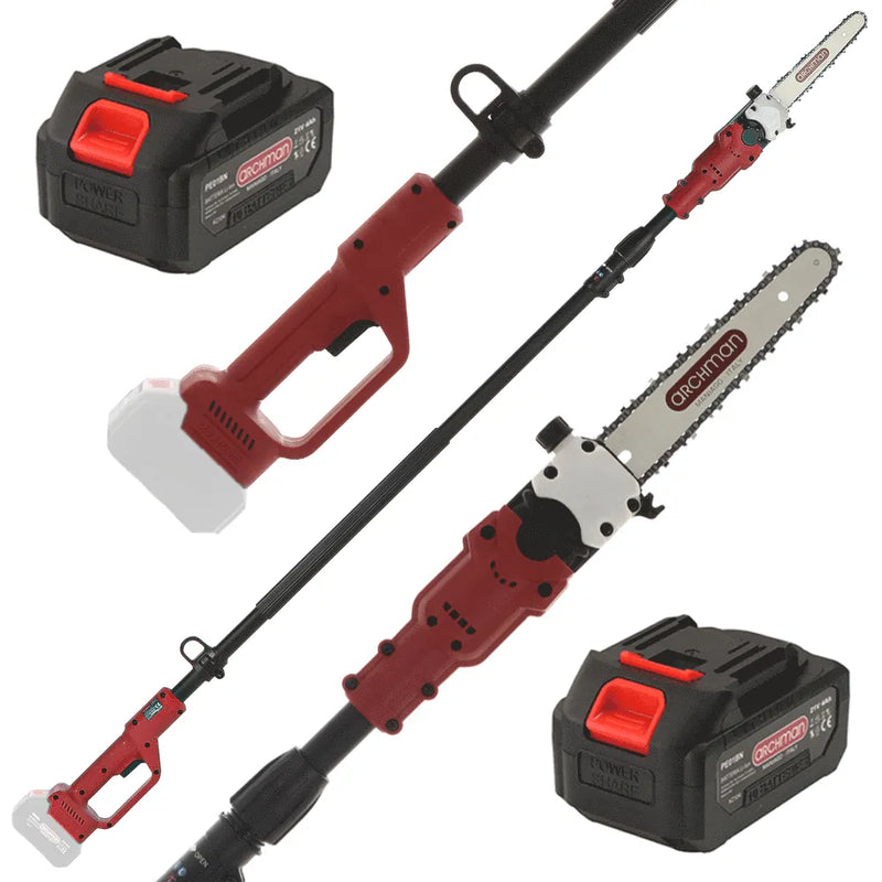 Archman PE04AT – Élagueuse sur perche télescopique 21 V – 2 batteries 4 Ah – photo 1
