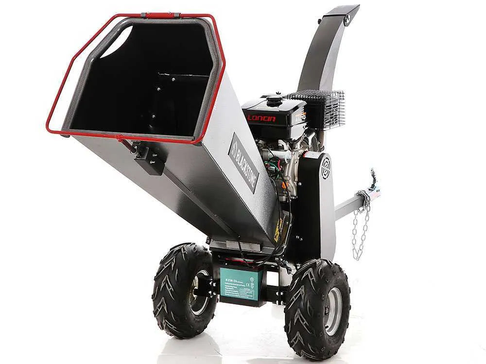 BlackStone BC 1500 LE - Broyeur de branches thermique professionnel - Moteur Loncin 15 CV - photo 3