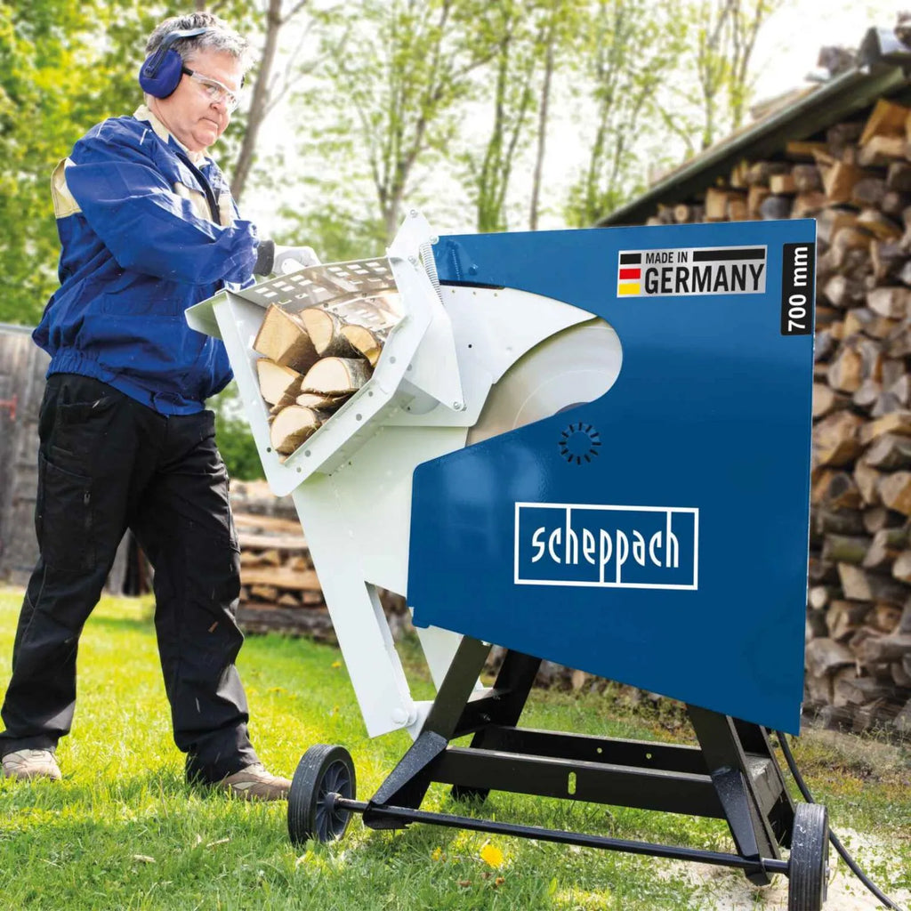 Scheppach HS720 scie à bûches à chevalet – vue 8