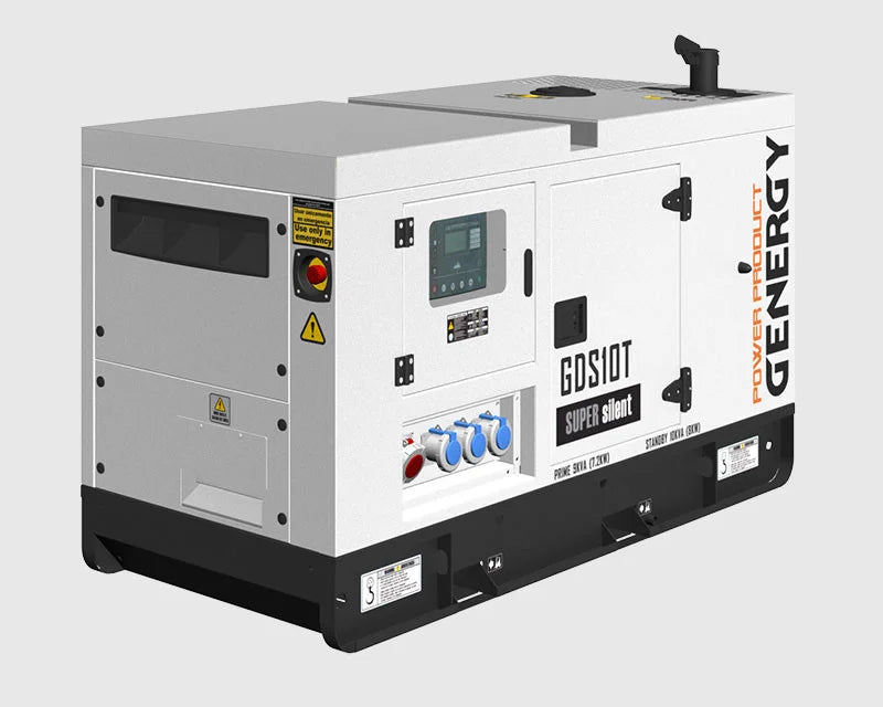 Groupe électrogène diesel GENERGY GDS10T 10 kVA – vue principale