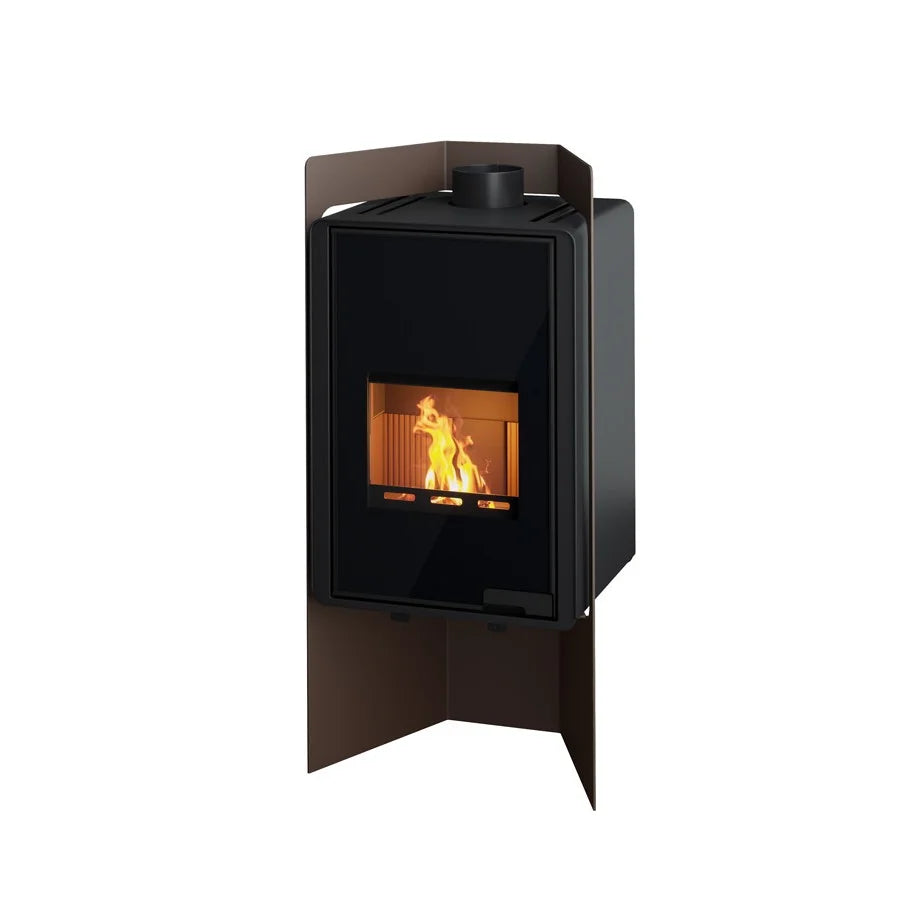 Poêle à bois HS Flamingo Deluxe Pulau Marron HSF42-028 9 kW - image 2