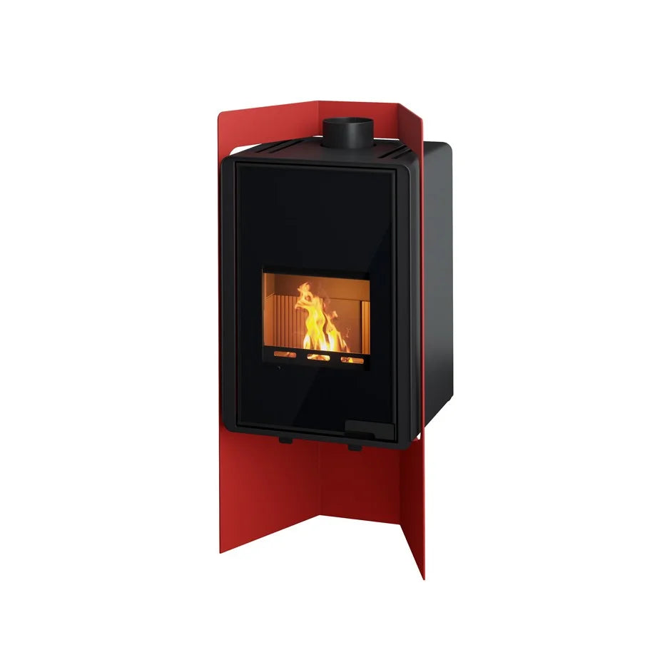 Poêle à bois HS Flamingo Deluxe Pulau Rouge HSF42-027 9 kW pour 220 m³ - image 2