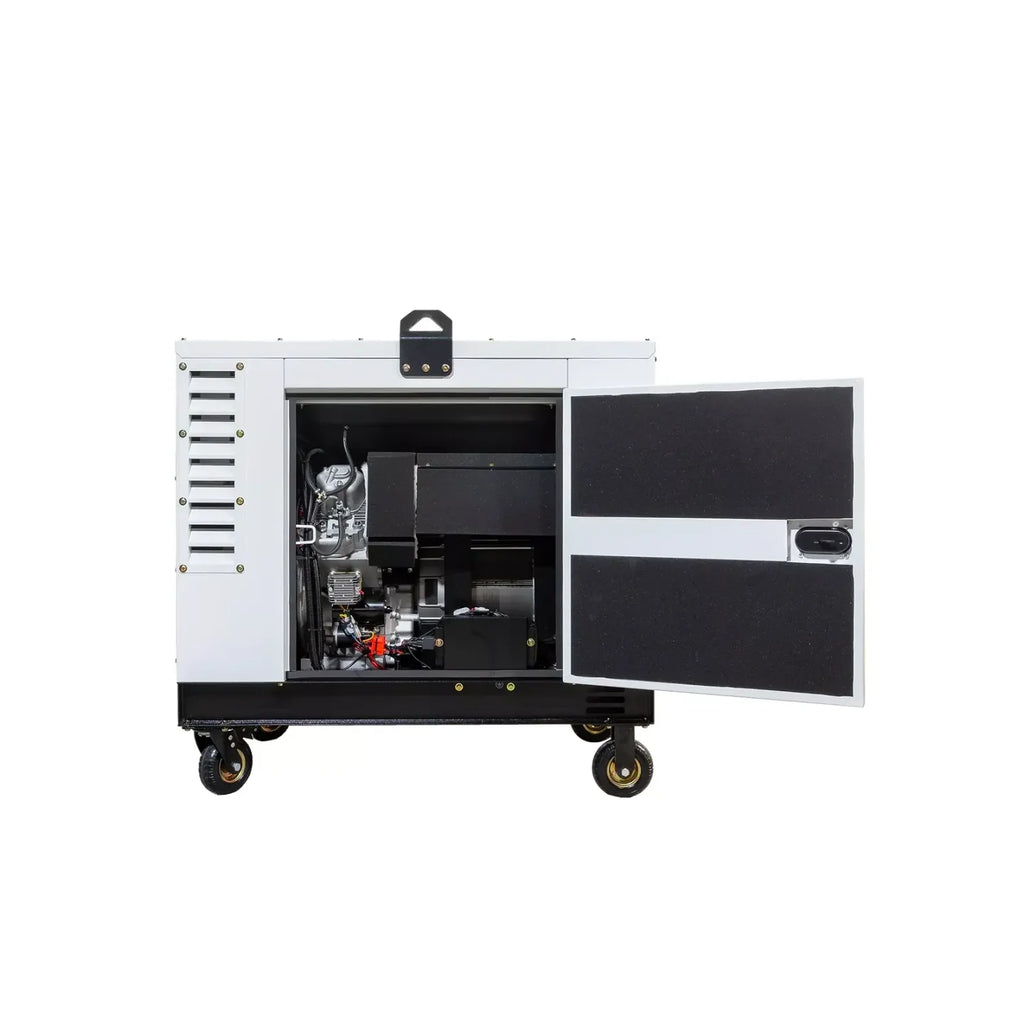 ITC Power DG20000SE-T capot ouvert avec moteur visible
