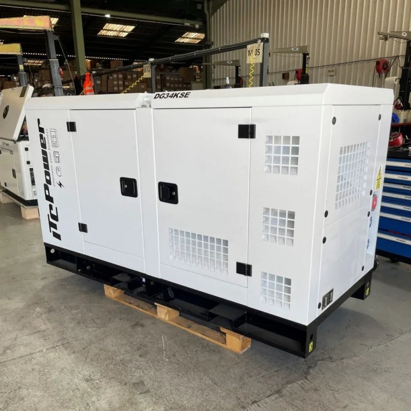 Groupe électrogène diesel insonorisé ITC Power DG35KSEm 35 kW monophasé - vue 5
