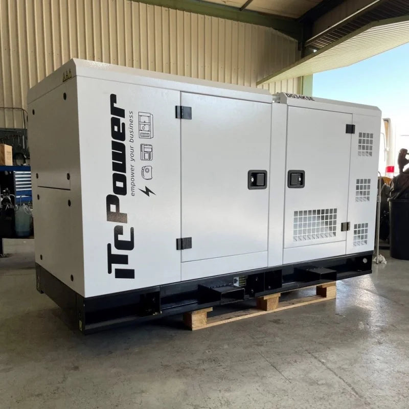 Groupe électrogène diesel insonorisé ITC Power DG35KSEm 35 kW monophasé - vue 4