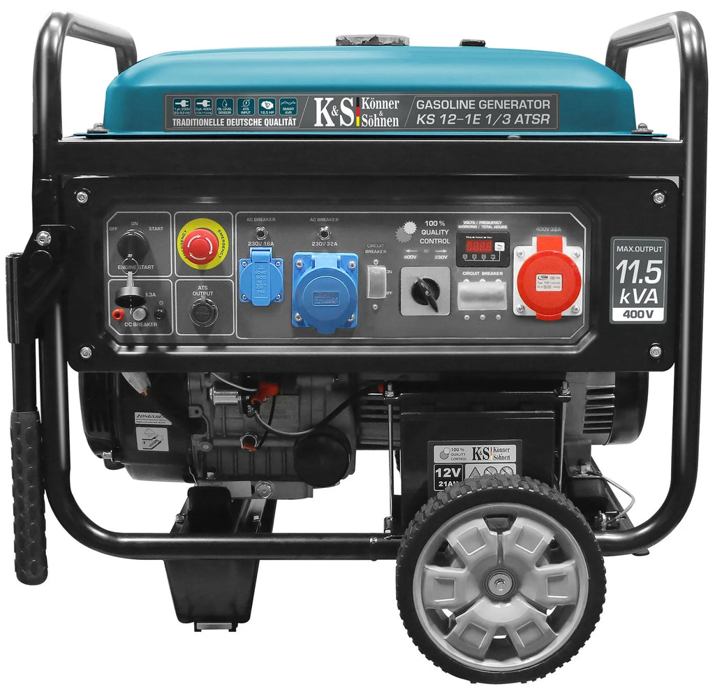 Vue avant du groupe électrogène Könner & Söhnen KS12-1E 1/3 ATSR 11500 W