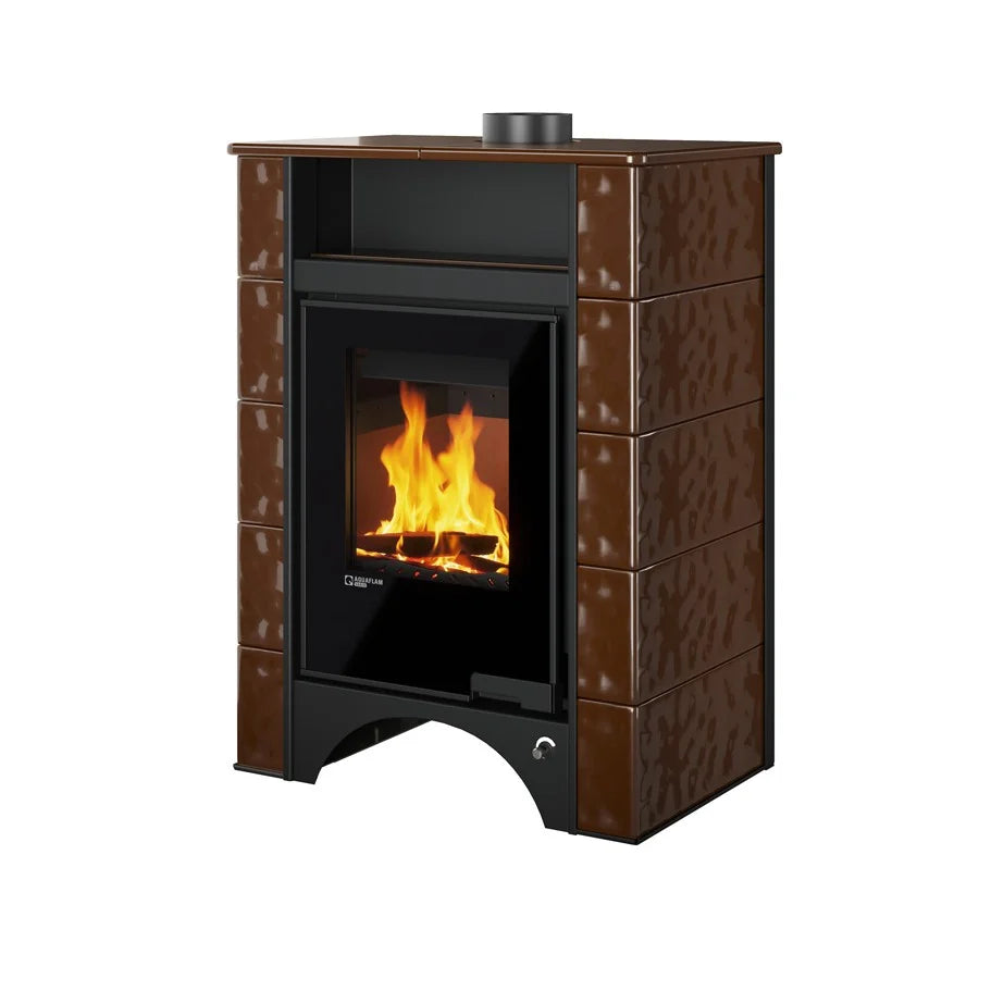 Poêle à bois Aquaflam Vario Peru Marron HSF34-116 11 kW