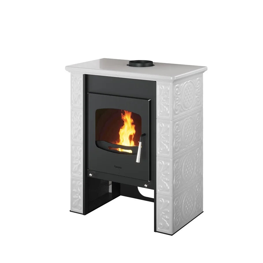Poêle à bois HS Flamingo Bali Blanc HSF44-001 9 kW pour 240 m³ - image 2