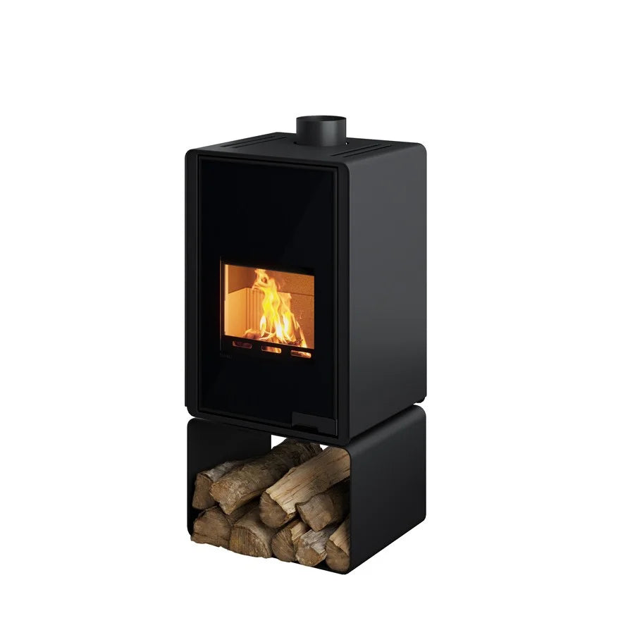 Poêle à bois HS Flamingo Deluxe Pentai Noir 9 kW - image 2