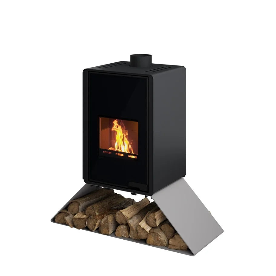Poêle à bois HS Flamingo Deluxe Senai Gris 9 kW HSF42-037 - image 2