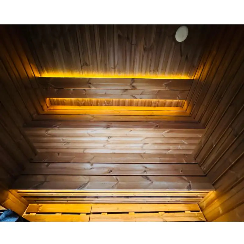 Sauna de jardin avec espace vestiaire