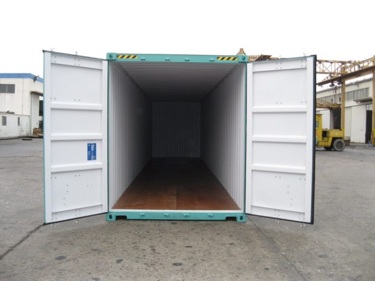 Conteneur maritime 40 pieds neuf – Premier voyage – Acier CORTEN – Réf. 40FT