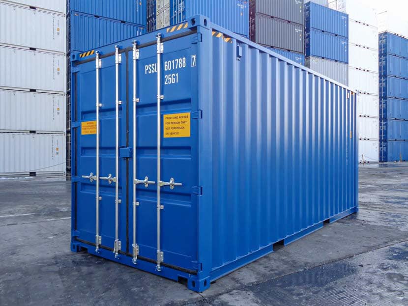 Conteneur maritime 20 pieds Double Door – Conteneur tunnel en acier CORTEN – Réf. 42003