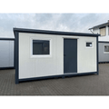Bureau container neuf 5 × 2,20 m avec WC et sanitaires – Isolation et chauffage