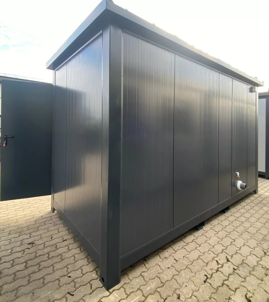 Container sanitaire PMR neuf avec rampe d’accès – Double WC accessible aux personnes à mobilité réduite (Réf. 3907)