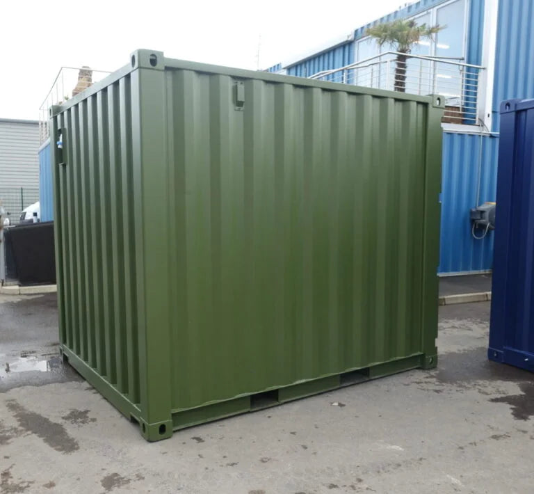 Bureau container 10 pieds – Fenêtre antivandalisme, isolation et chauffage – Réf. 8785