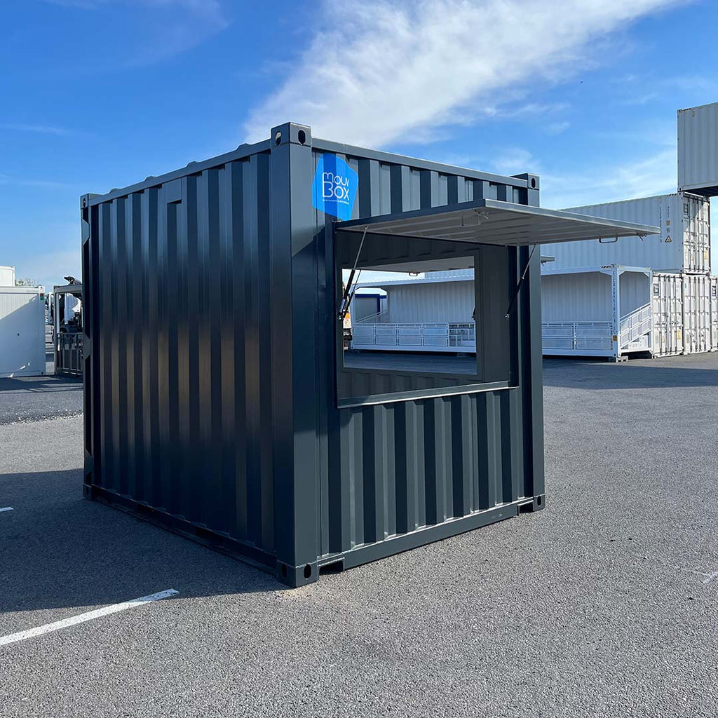 Bureau container High Cube 10 pieds d’occasion – Classe A – 7 m²