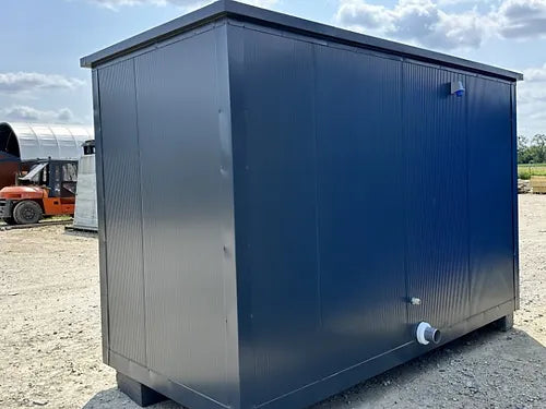 Container sanitaire PMR neuf avec rampe d’accès – Double WC accessible aux personnes à mobilité réduite (Réf. 3907)