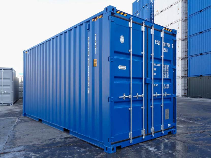 Conteneur maritime 20 pieds Double Door – Conteneur tunnel en acier CORTEN – Réf. 42003