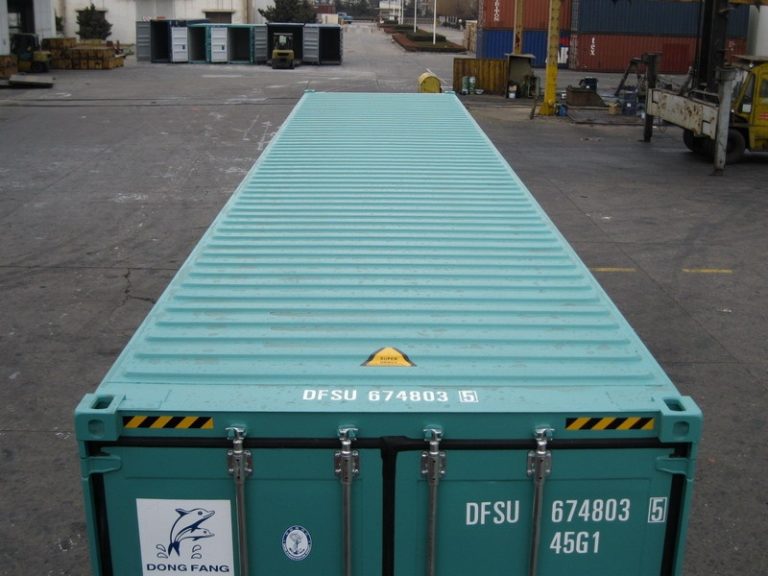 Conteneur maritime 40 pieds neuf – Premier voyage – Acier CORTEN – Réf. 40FT