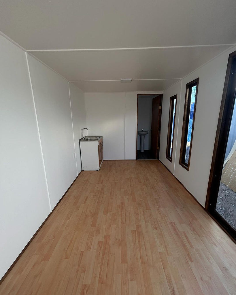 Bureau container 6 x 2,42 m – 14,52 m² en acier galvanisé – Réf. 20123