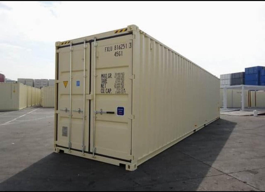 Conteneur maritime High Cube 40 pieds Double Door – Premier voyage – Acier CORTEN