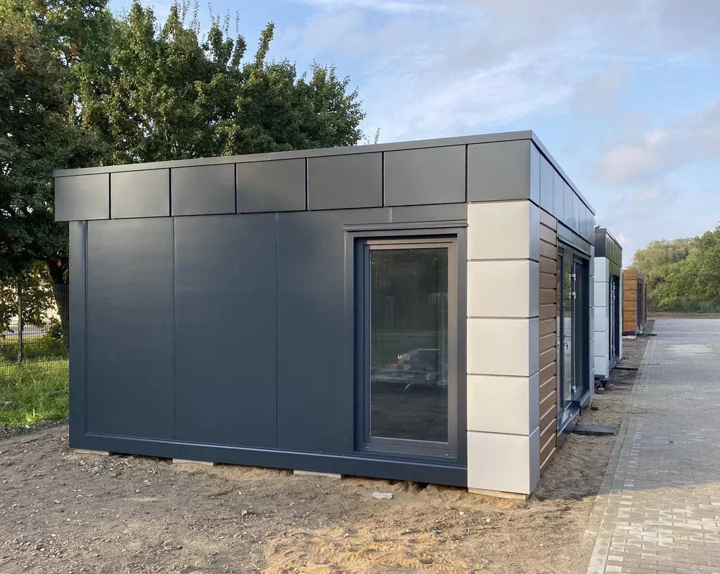 Bureau modulaire London 6 × 5 m – Isolation polystyrène 150 mm – 30 m²