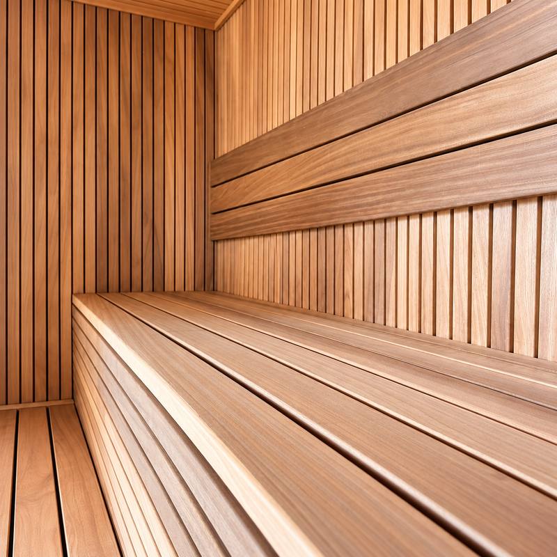 Sauna extérieur Koraxelo avec espace d’entrée