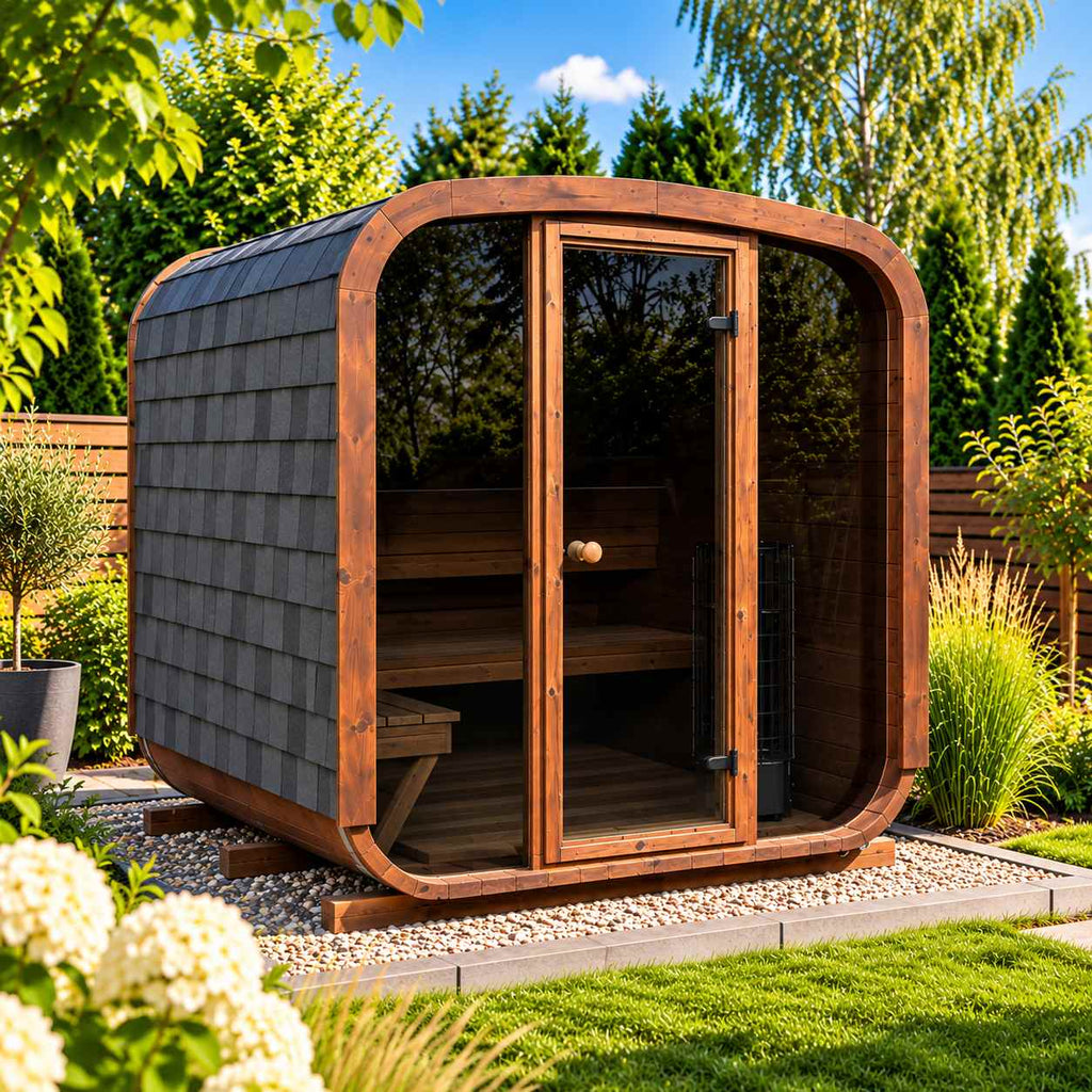 HOBI – sauna moderne en pin thermotraité