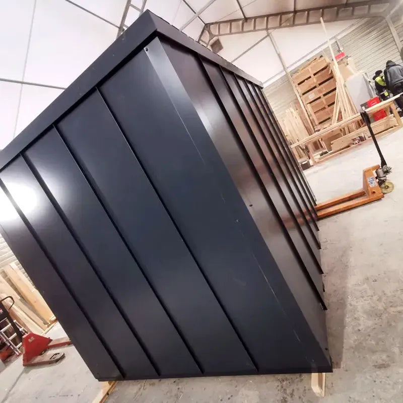 Sauna extérieur TOROS – Avec vestibule, isolation renforcée et poêle Harvia 9 kW