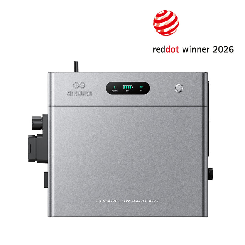 Batterie Zendure SolarFlow 2400 AC+ de 2,4 kWh extensible à 16,8 kWh
